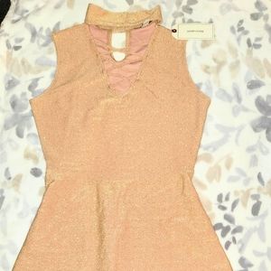 Adam Levine Rose Gold Dress  Med